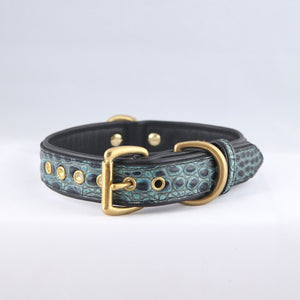 Genuine Leather Dog Collar: Saint -Yves Collar